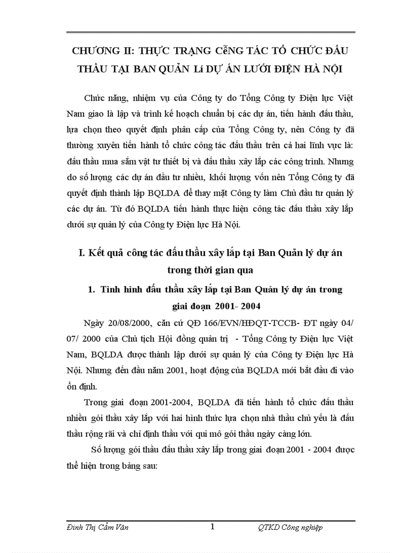 image for page thực trạng công tác tổ chức đấu thầu tại ban quản lý dự án lưới điện hà nội