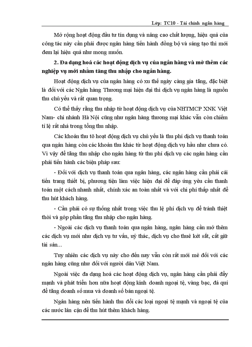 image for page Một số vấn đề về thu nhập chi phí và kết quả kinh doanh của ngân hàng thương mại cổ phần xuất nhập khẩu Việt Nam chi nhánh Hà Nội