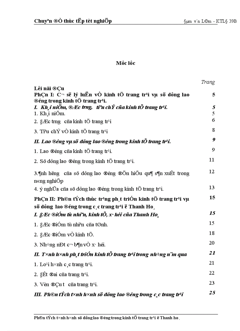 image for page Phân tích tình hình sử dụng lao động trong các trang trại ở Thanh Hoá 1