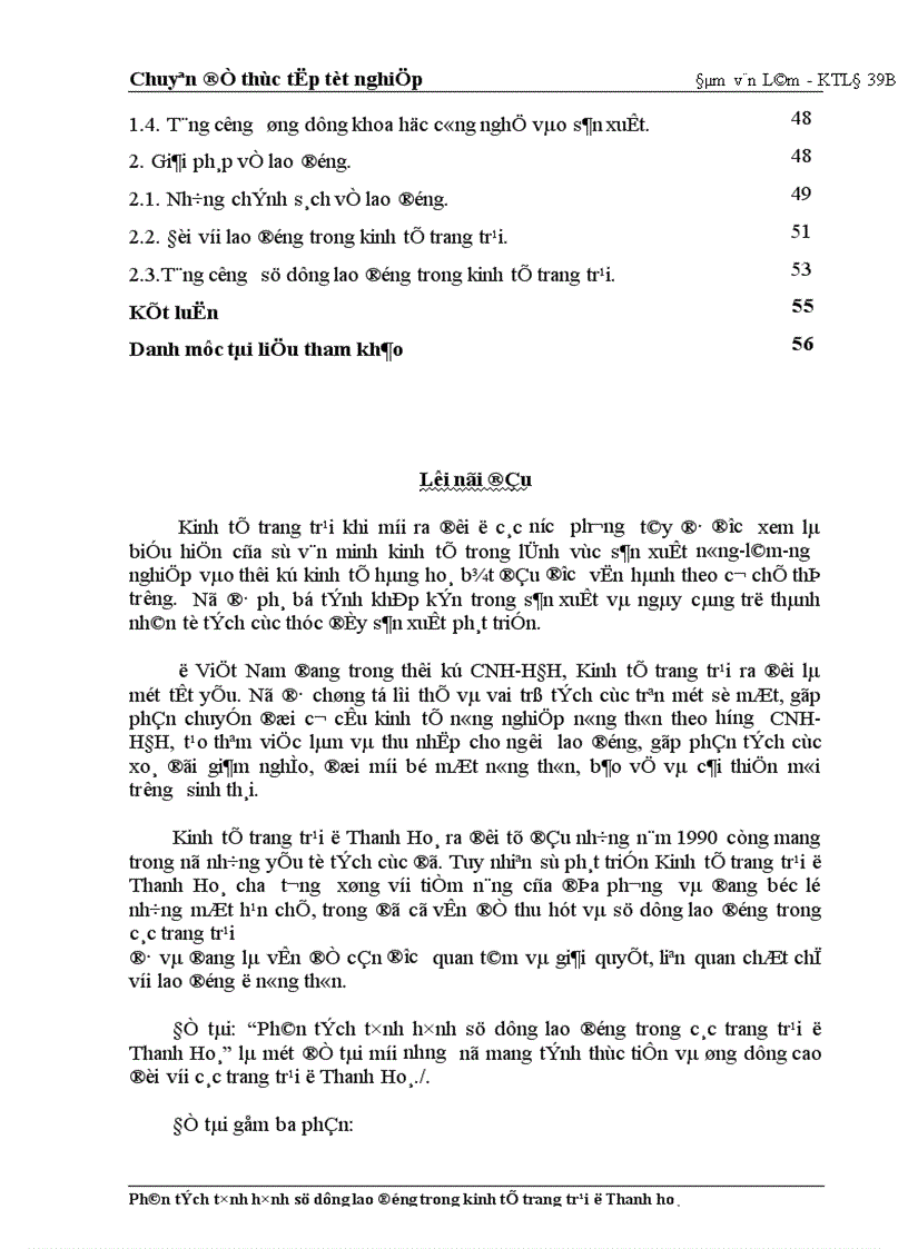 image for page Phân tích tình hình sử dụng lao động trong các trang trại ở Thanh Hoá 1