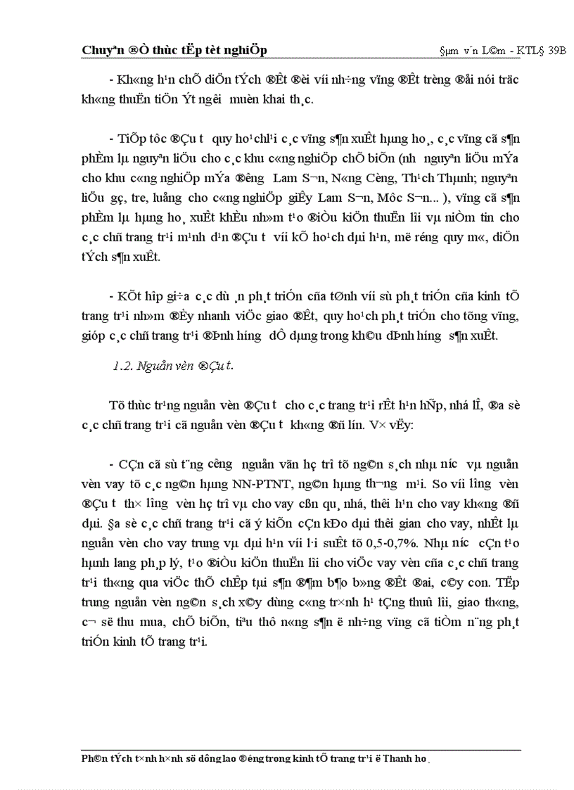 image for page Phân tích tình hình sử dụng lao động trong các trang trại ở Thanh Hoá 1