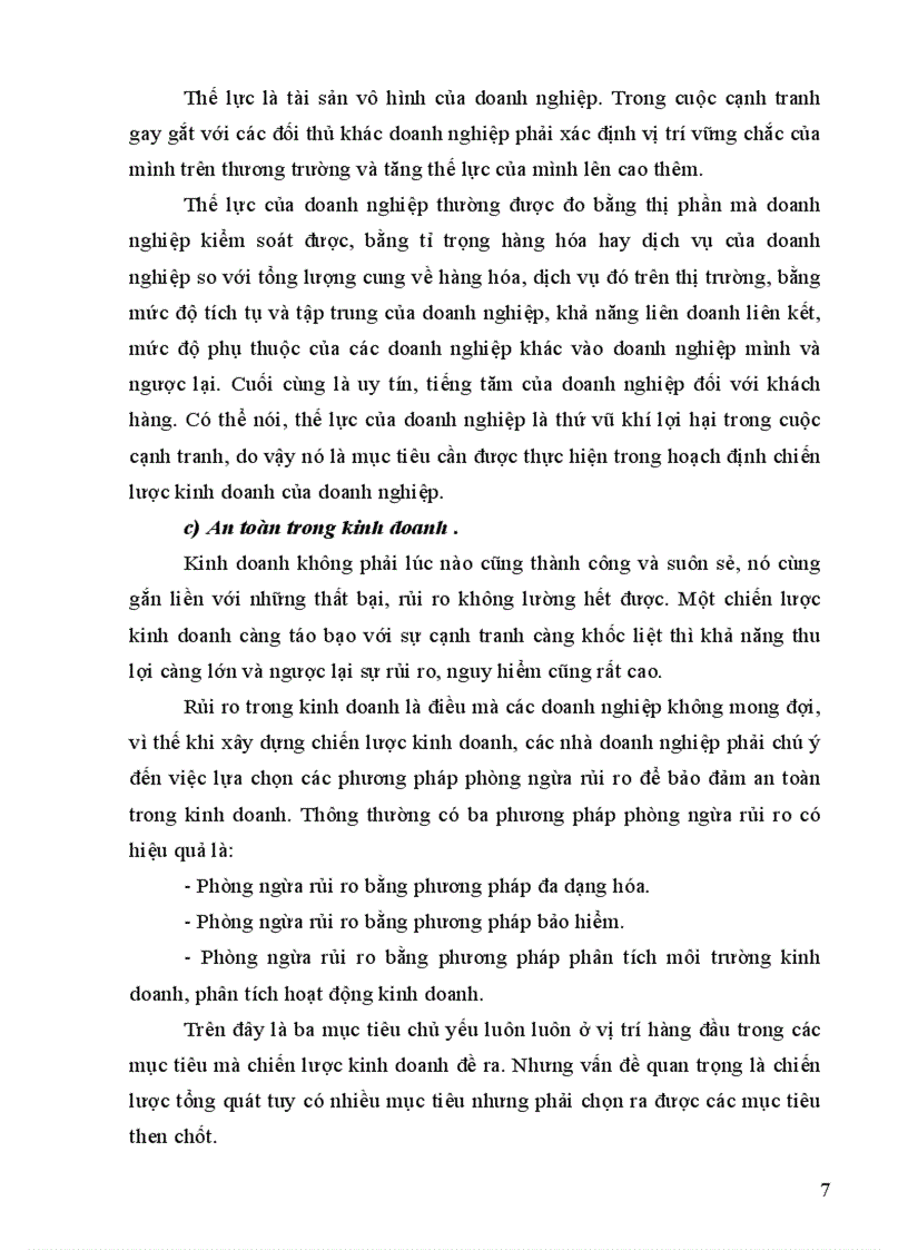 image for page Một số giải pháp chủ yếu góp phần nâng cao hiệu quả của việc xây dựng và thực hiện chiến lược kinh doanh của Công ty 20 1