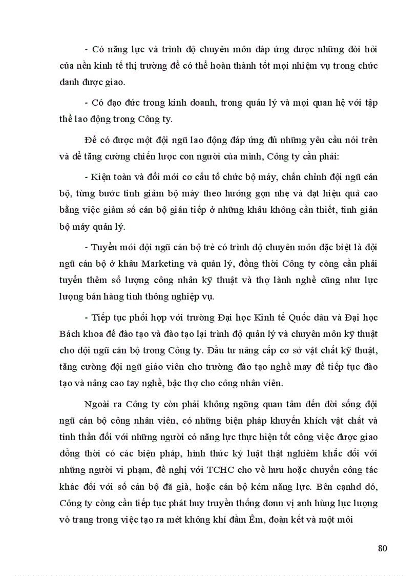 image for page Một số giải pháp chủ yếu góp phần nâng cao hiệu quả của việc xây dựng và thực hiện chiến lược kinh doanh của Công ty 20 1