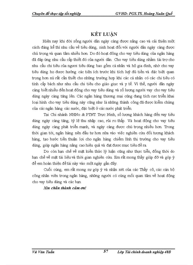 image for page Mở rộng cho vay tiêu dùng tại Ngân hàng Nông nghiệp và Phát triển nông thôn Chi nhánh Trực Ninh