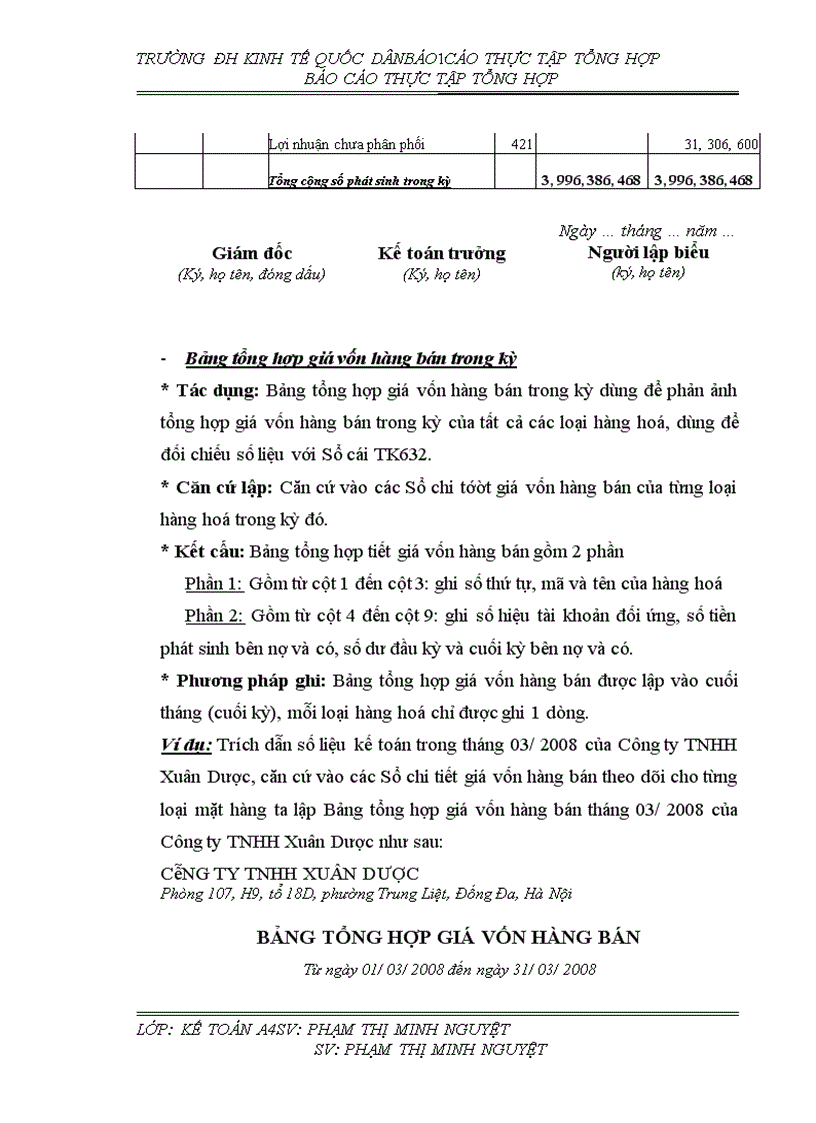 image for page Hoàn thiện công tác kế toán tiêu thụ hàng hoá và xác định kết quả tiêu thụ tại Công ty TNHH Xuân Dược 1
