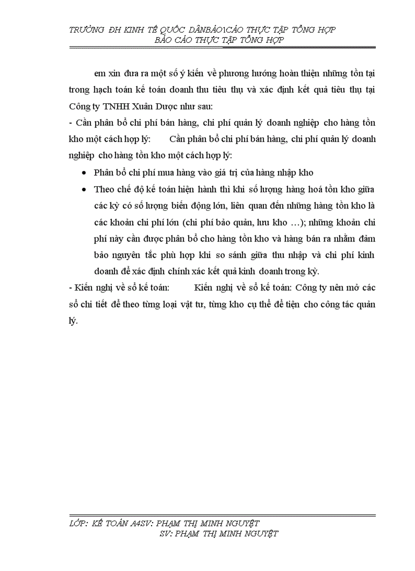 image for page Hoàn thiện công tác kế toán tiêu thụ hàng hoá và xác định kết quả tiêu thụ tại Công ty TNHH Xuân Dược 1