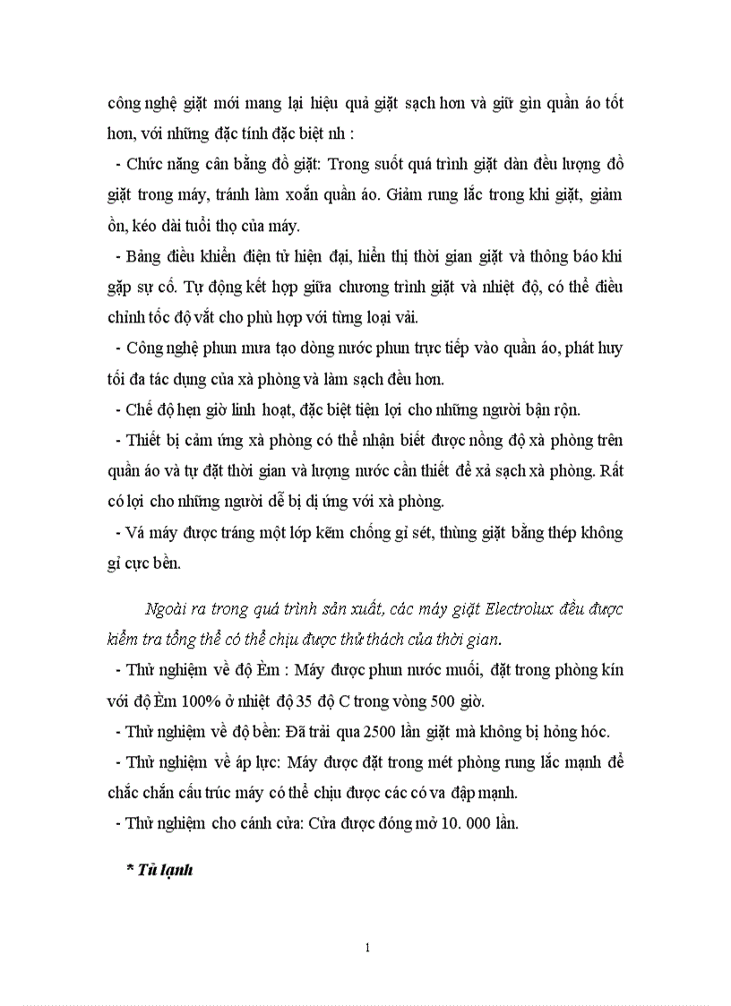 image for page Một vài giải pháp nhằm nâng cao khả năng cạnh tranh của công ty Electrolux trên thị trường Việt nam