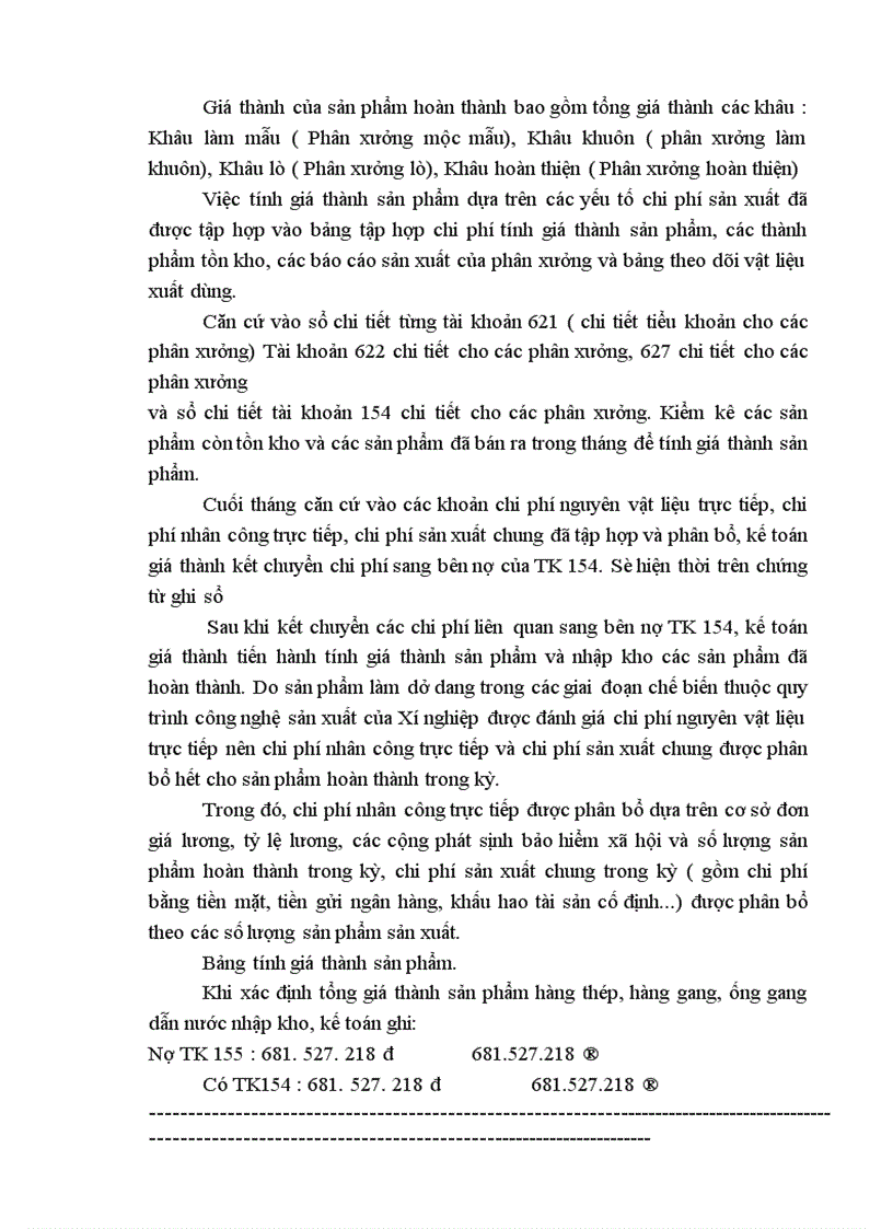 image for page Kế toán tập hợp chi phí sản xuất và tính giá thành sản phẩm tại Công ty cơ khí xây dựng và lắp máy điện nước 1