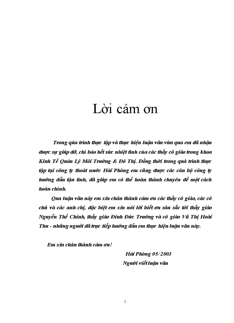 image for page Bước đầu nghiên cứu phương pháp đánh giá hiệu quả kinh tế xã hội của dự án quy hoạch tổng thể hệ thống thoát nước thành phố Hải Phòng 1