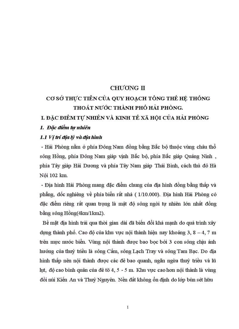 image for page Bước đầu nghiên cứu phương pháp đánh giá hiệu quả kinh tế xã hội của dự án quy hoạch tổng thể hệ thống thoát nước thành phố Hải Phòng 1