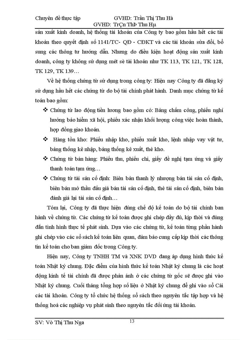 image for page Hoàn thiện Công Tác Kế toán hạch toán chi phí sản xuất và tính giá thành sản phẩm tại Công ty TNHH TM và XNK DVD 1