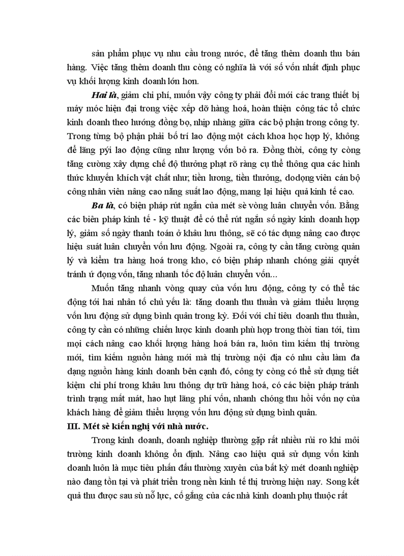 image for page Một số biện pháp nâng cao hiệu quả sử dụng vốn kinh doanh tại Công ty Tạp phẩm và bảo hộ lao động 1