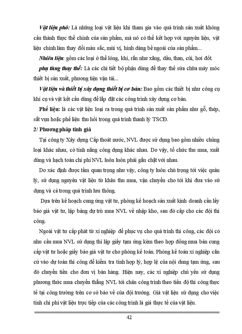 image for page Hoàn thiện công tác kế toán nguyên vật liệu tại Công ty xây dựng cấp thoát nước 1