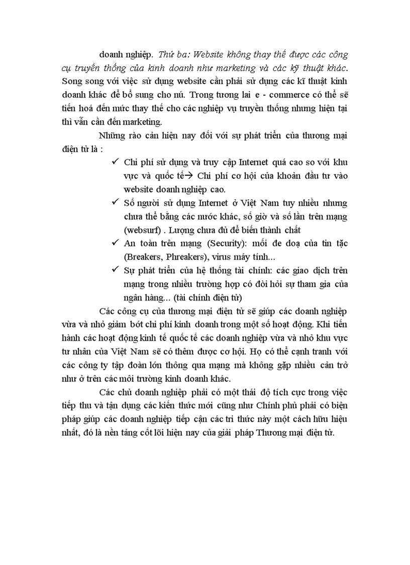 image for page Một số giải pháp chủ yếu nhằm thúc đẩy các doanh nghiệp vừa và nhỏ khu vực tư nhân trong nước hội nhập quốc tế 1