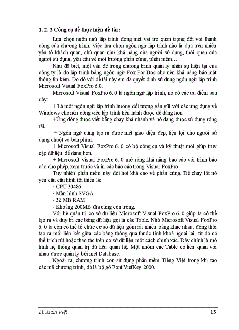 image for page Phân tích thiết kế hệ thống thông tin quản lý nhân sự tại Công ty Phần mềm quản lý doanh nghiệp FAST