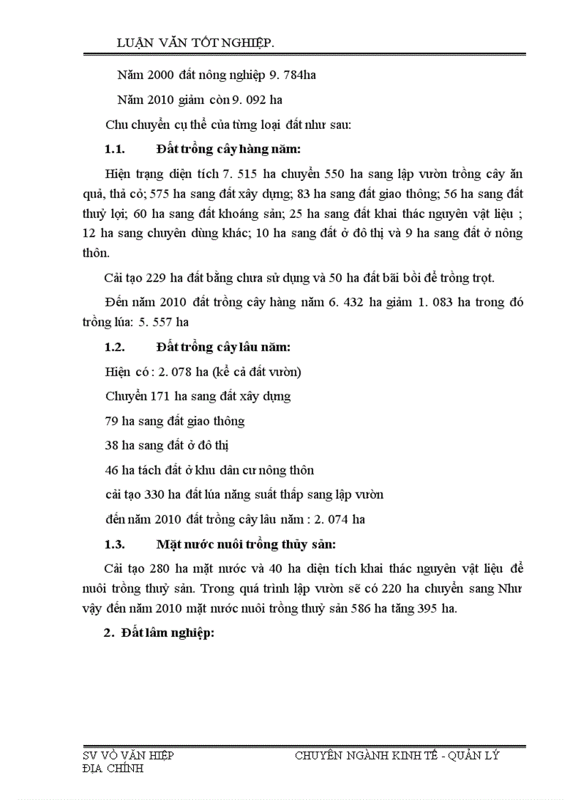 image for page Một số giải pháp nhằm nâng cao hiệu quả công tác quy hoạch sử dụng đất trên địa bàn huyện Chí Linh thành phố Hải Dương 1