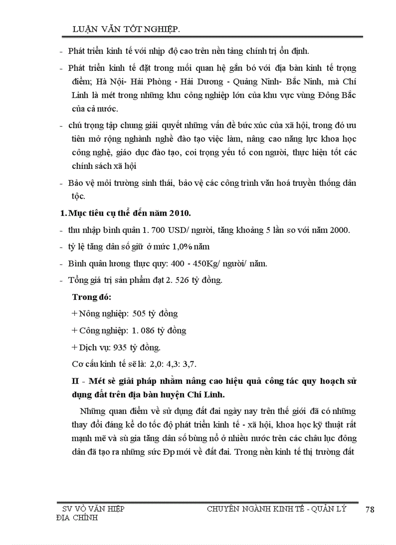 image for page Một số giải pháp nhằm nâng cao hiệu quả công tác quy hoạch sử dụng đất trên địa bàn huyện Chí Linh thành phố Hải Dương 1