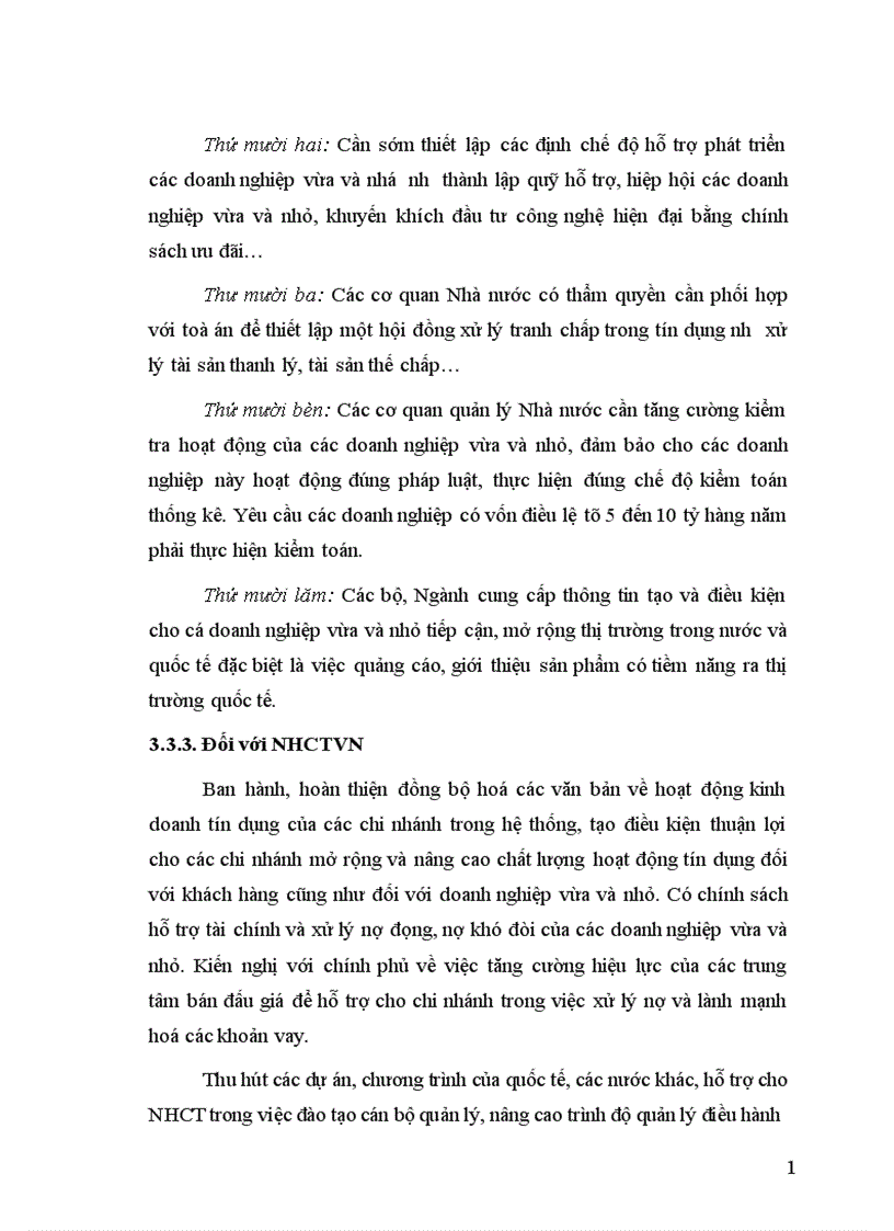 image for page Giải pháp nâng cao chất lượng tín dụng đối với các doanh nghiệp vừa và nhỏ tại Chi nhánh NHCT Ba Đình 1