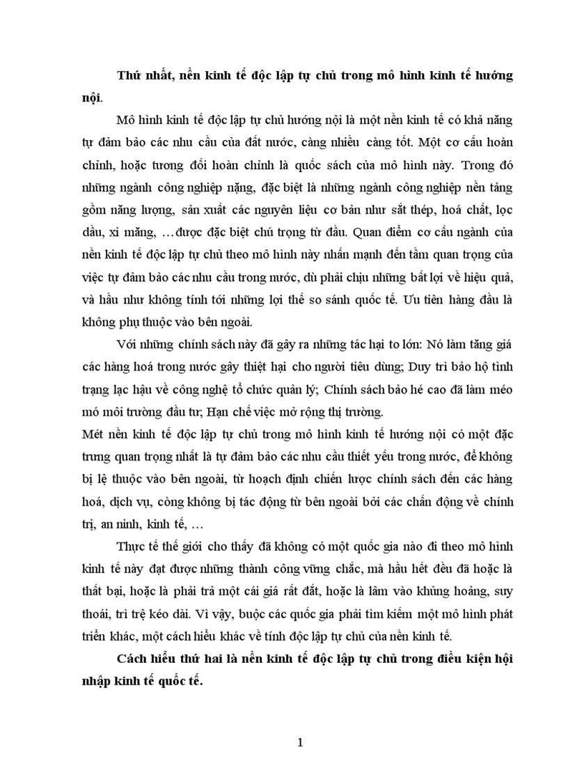 image for page Phép biện chứng về mâu thuẫn và việc phân tích mâu thuẫn giữa xây dựng kinh tế độc lập tự chủ với hội nhập kinh tế quốc tế 1
