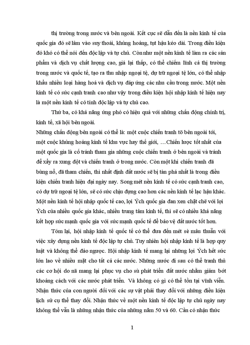 image for page Phép biện chứng về mâu thuẫn và việc phân tích mâu thuẫn giữa xây dựng kinh tế độc lập tự chủ với hội nhập kinh tế quốc tế 1