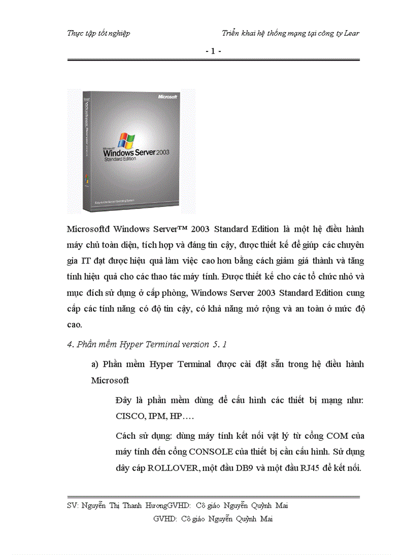 image for page Triển khai hệ thống mạng tại công ty Lear