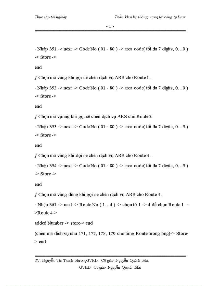 image for page Triển khai hệ thống mạng tại công ty Lear