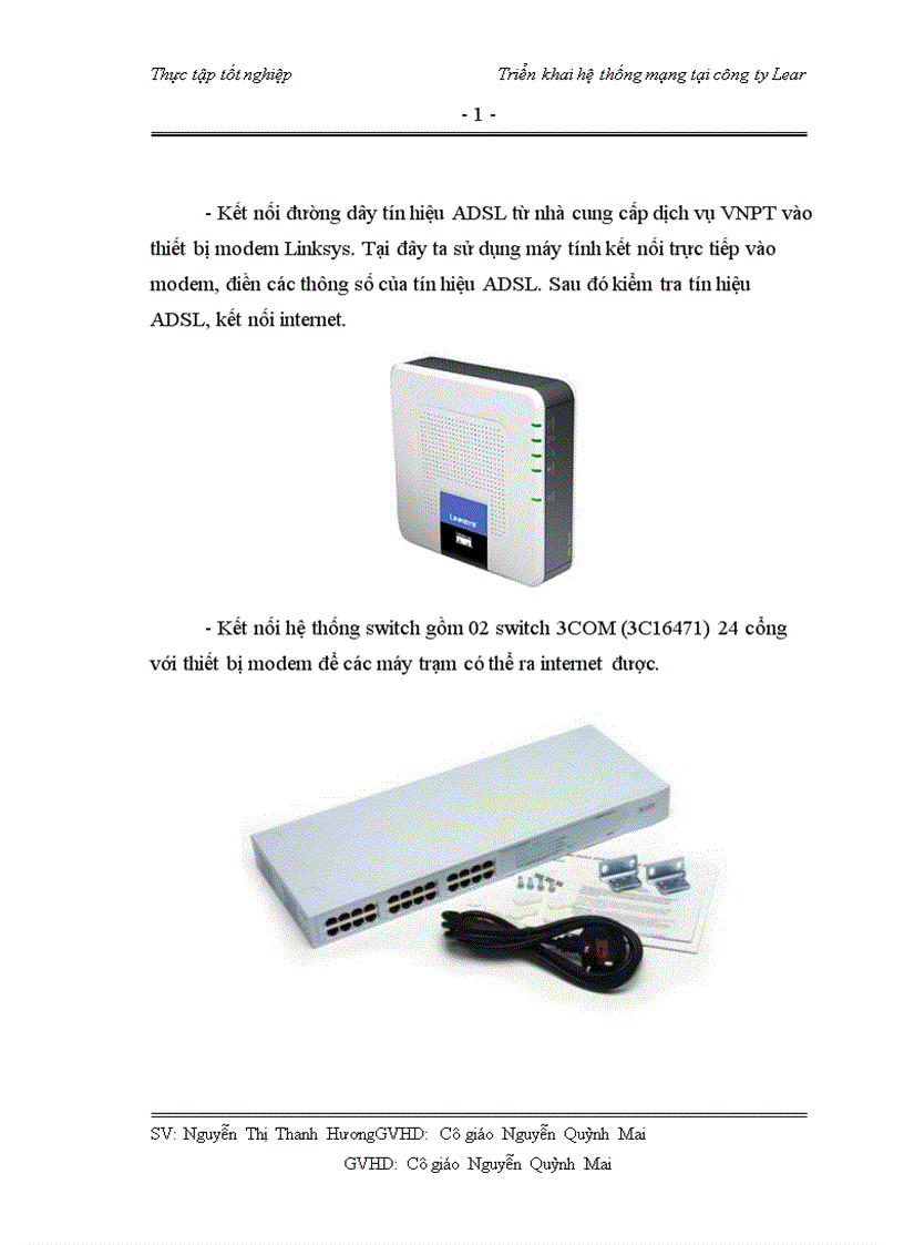 image for page Triển khai hệ thống mạng tại công ty Lear