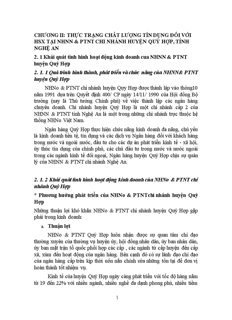 image for page Giải pháp nâng cao chất lượng tín dụng hộ sản xuất tại NHNo PTNT huyện Quỳ Hợp tỉnh Nghệ An 1