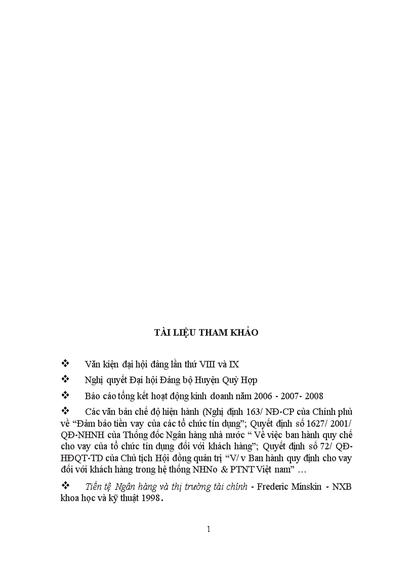 image for page Giải pháp nâng cao chất lượng tín dụng hộ sản xuất tại NHNo PTNT huyện Quỳ Hợp tỉnh Nghệ An 1