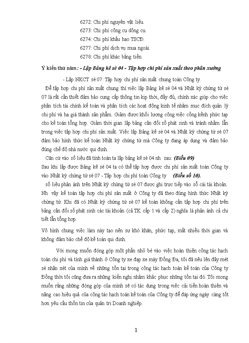 image for page Hạch toán chi phí sản xuất và tính giá thành sản phẩm với công tác quản trị Doanh nghiệp tại Công ty xe đạp xe máy Đống Đa Hà Nội 1