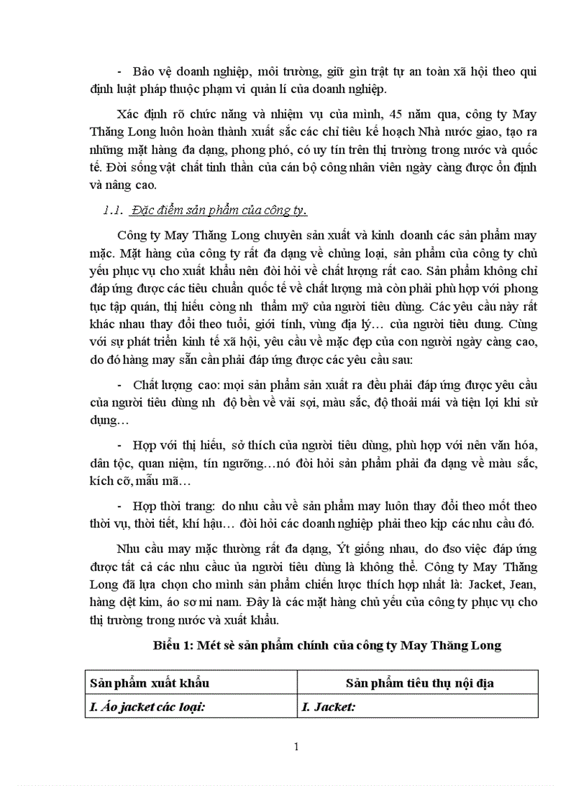 image for page Biện pháp nhằm đẩy mạnh tiêu thụ sản phẩm trên thị trường nội địa của công ty May Thăng Long 1