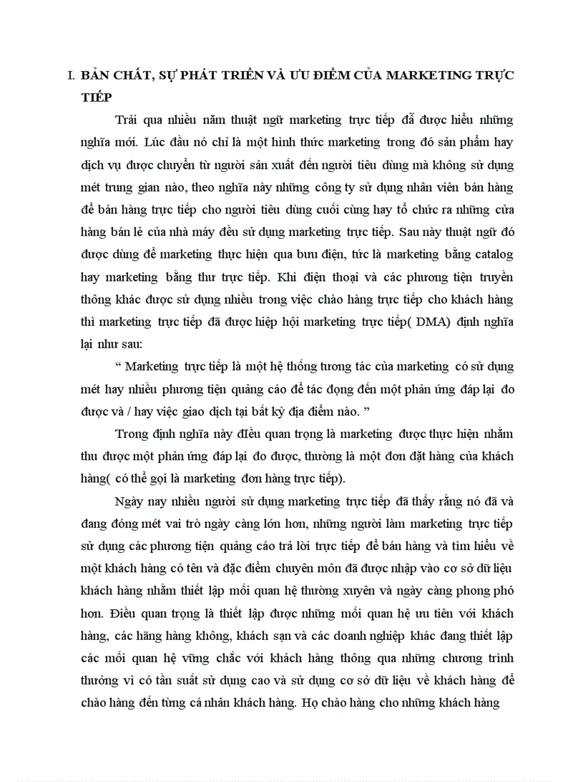 image for page Sử dụng một số công cụ Marketing trực tiếp để nâng cao hiệu quả kinh doanh của chi nhánh công ty nước khoáng Cúc Phương tại Hà Nội 1