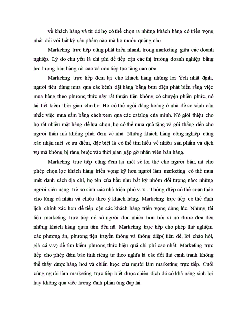 image for page Sử dụng một số công cụ Marketing trực tiếp để nâng cao hiệu quả kinh doanh của chi nhánh công ty nước khoáng Cúc Phương tại Hà Nội 1