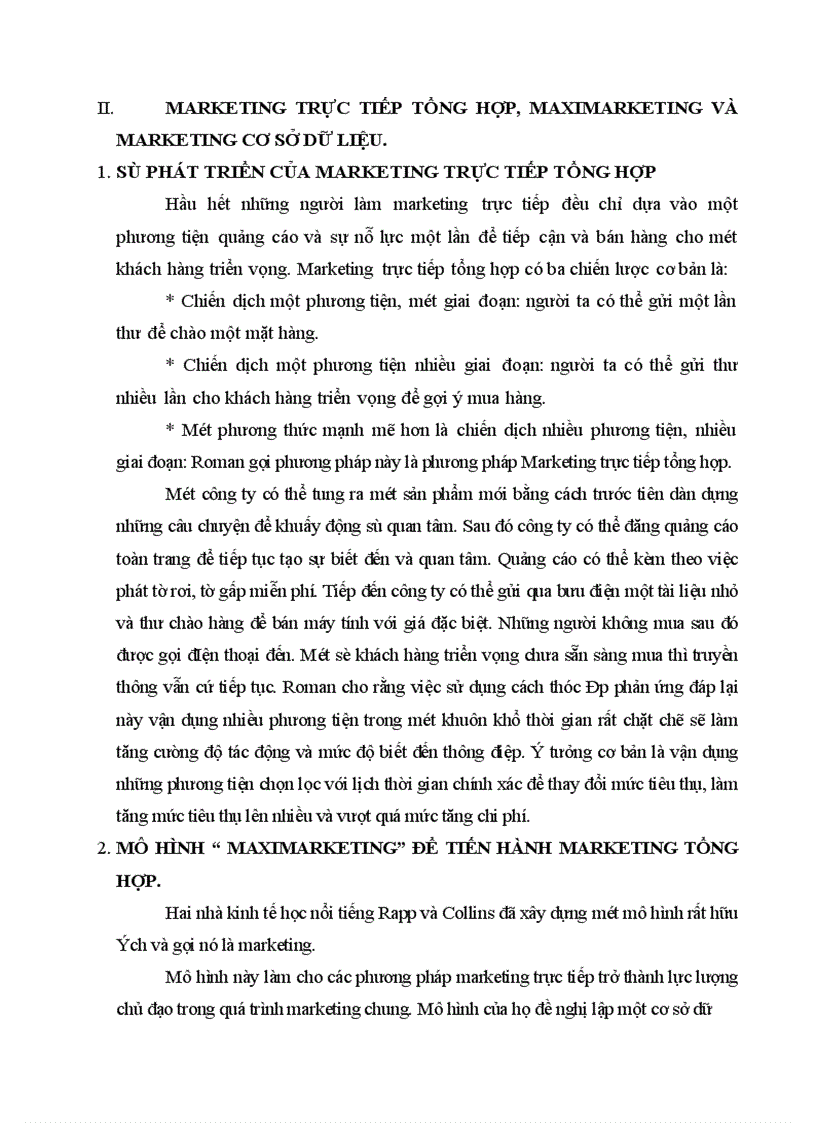 image for page Sử dụng một số công cụ Marketing trực tiếp để nâng cao hiệu quả kinh doanh của chi nhánh công ty nước khoáng Cúc Phương tại Hà Nội 1