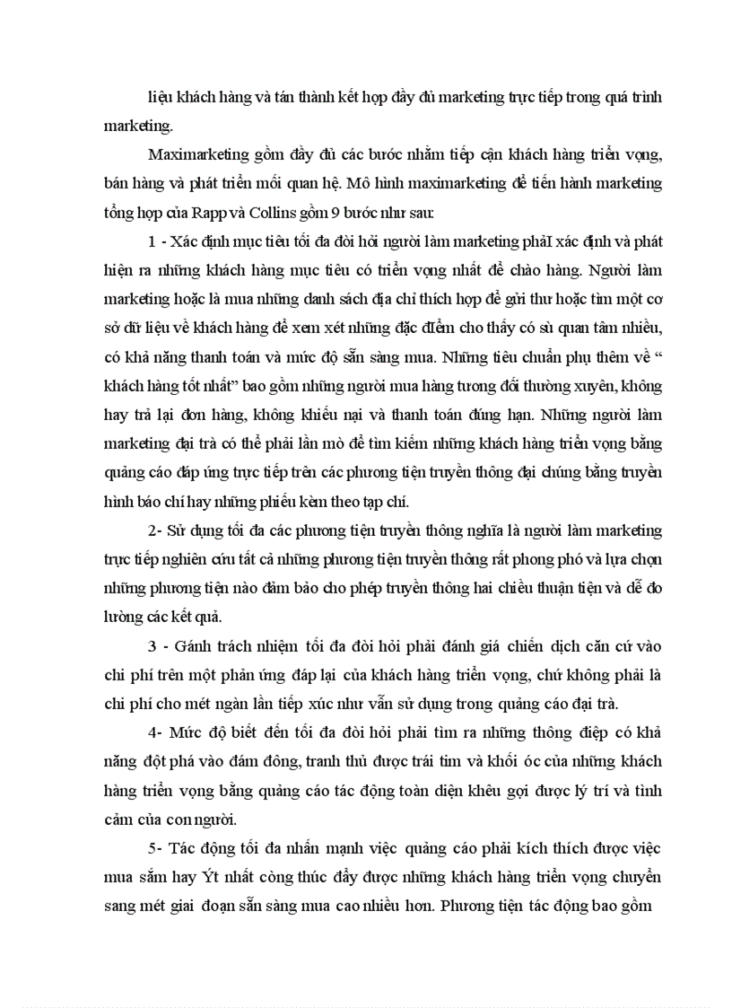 image for page Sử dụng một số công cụ Marketing trực tiếp để nâng cao hiệu quả kinh doanh của chi nhánh công ty nước khoáng Cúc Phương tại Hà Nội 1