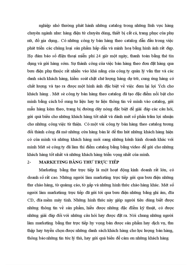 image for page Sử dụng một số công cụ Marketing trực tiếp để nâng cao hiệu quả kinh doanh của chi nhánh công ty nước khoáng Cúc Phương tại Hà Nội 1