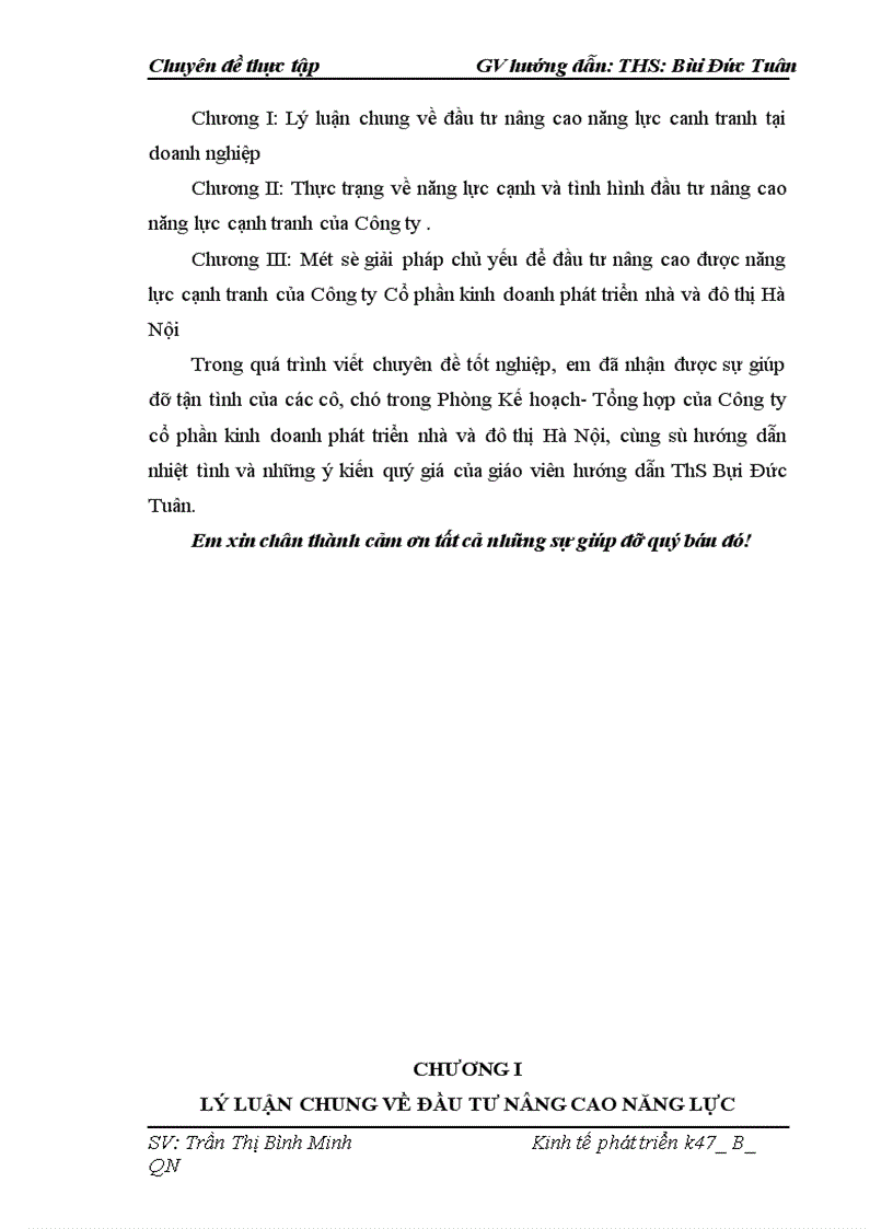 image for page Đầu tư nhằm nâng cao năng lực cạnh tranh của Công ty Cổ phần kinh doanh phát triển nhà và đụ thị Hà Nội