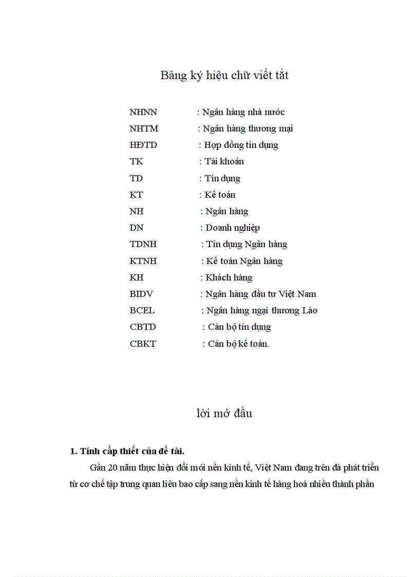 image for page Giải pháp nâng cao hiệu quả nghiệp vụ cho vay và kế toán cho vay tại NH liên doanh Lào Việt Chi nhánh Hà Nội 1