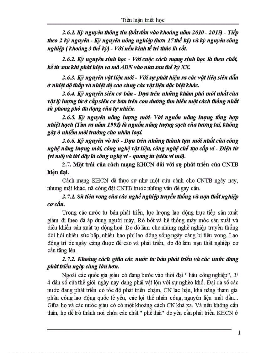 image for page ảnh hưởng của cuộc cách mạng Khoa học Công nghệ