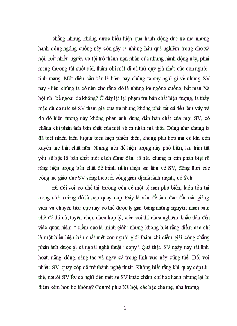 image for page Dùng Cặp phạm trù bản chất hiện tượng phân tích lối sống của Sinh Viên Việt Nam hiện nay 1
