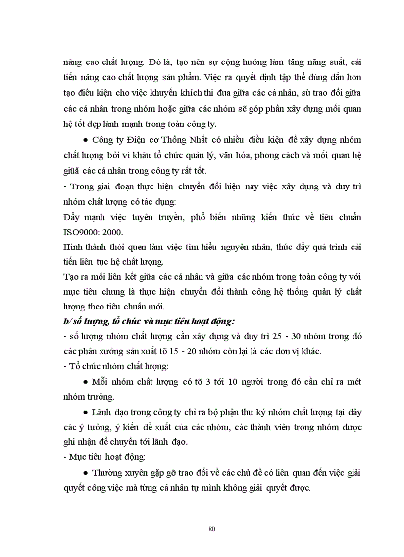 image for page Một số vấn đề về việc chuyển đổi hệ thống quản lý chất lượng theo tiêu chuẩn ISO 9000 phiên bản 1994 sang phiên bản 2000 tại Công ty Điện cơ Thống nhất 1