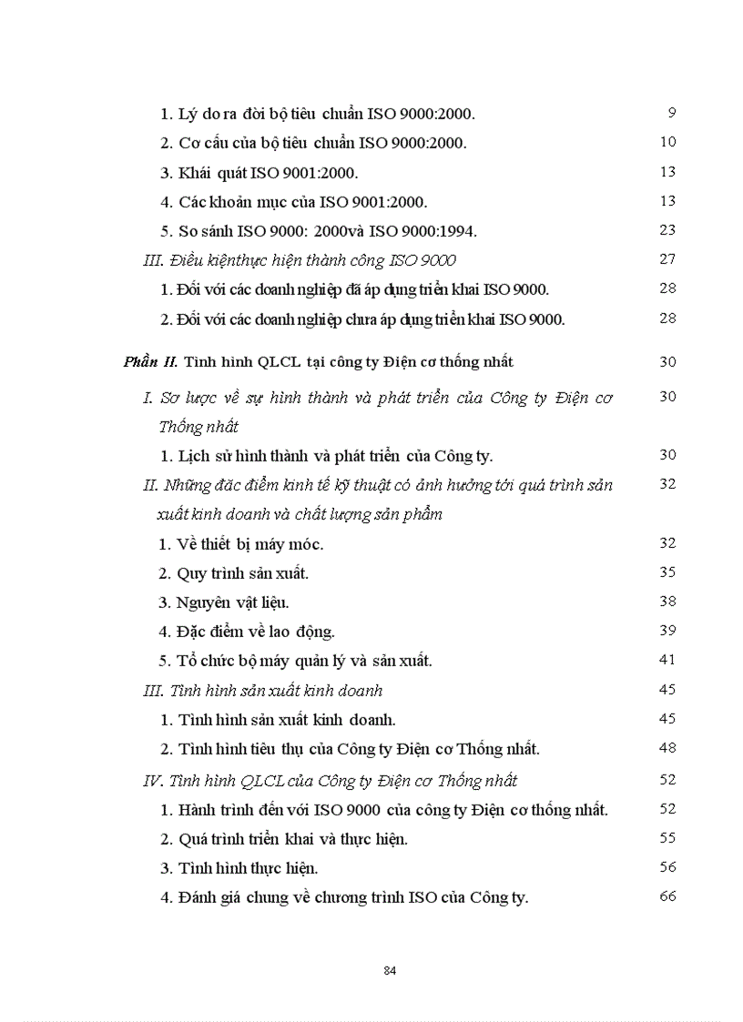 image for page Một số vấn đề về việc chuyển đổi hệ thống quản lý chất lượng theo tiêu chuẩn ISO 9000 phiên bản 1994 sang phiên bản 2000 tại Công ty Điện cơ Thống nhất 1