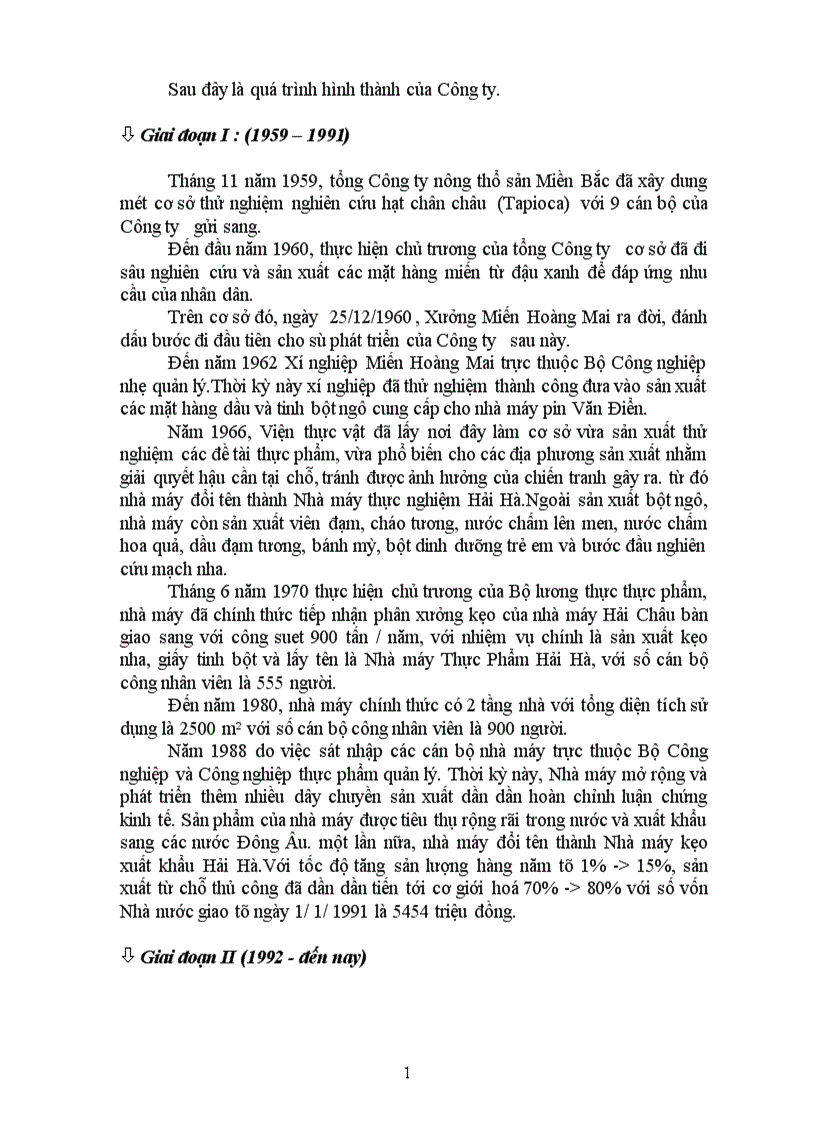 image for page Báo cáo thực tập tại Công ty bánh kẹo Hải Hà 1