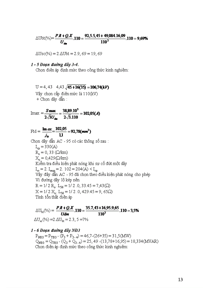 image for page Dự kiến các phương án nối dây
