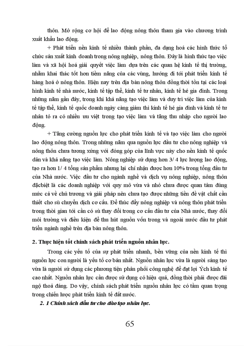 image for page Một số giải pháp tạo việc làm cho người lao động ở nông thôn Việt Nam hiện nay 1