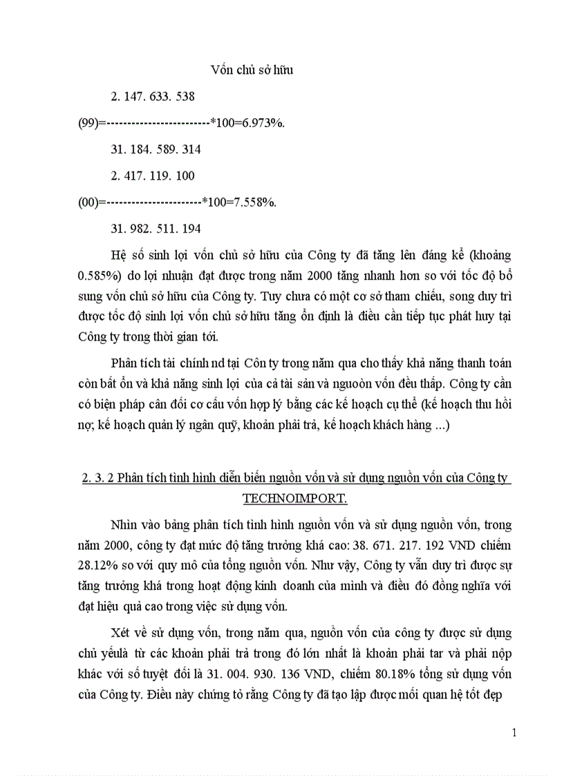 image for page Giải pháp hoàn thiện hoạt động phân tích tài chính doanh nghiệp tại công ty XNK thiết bị toàn bộ và kỹ thuật Bộ thương mại 1