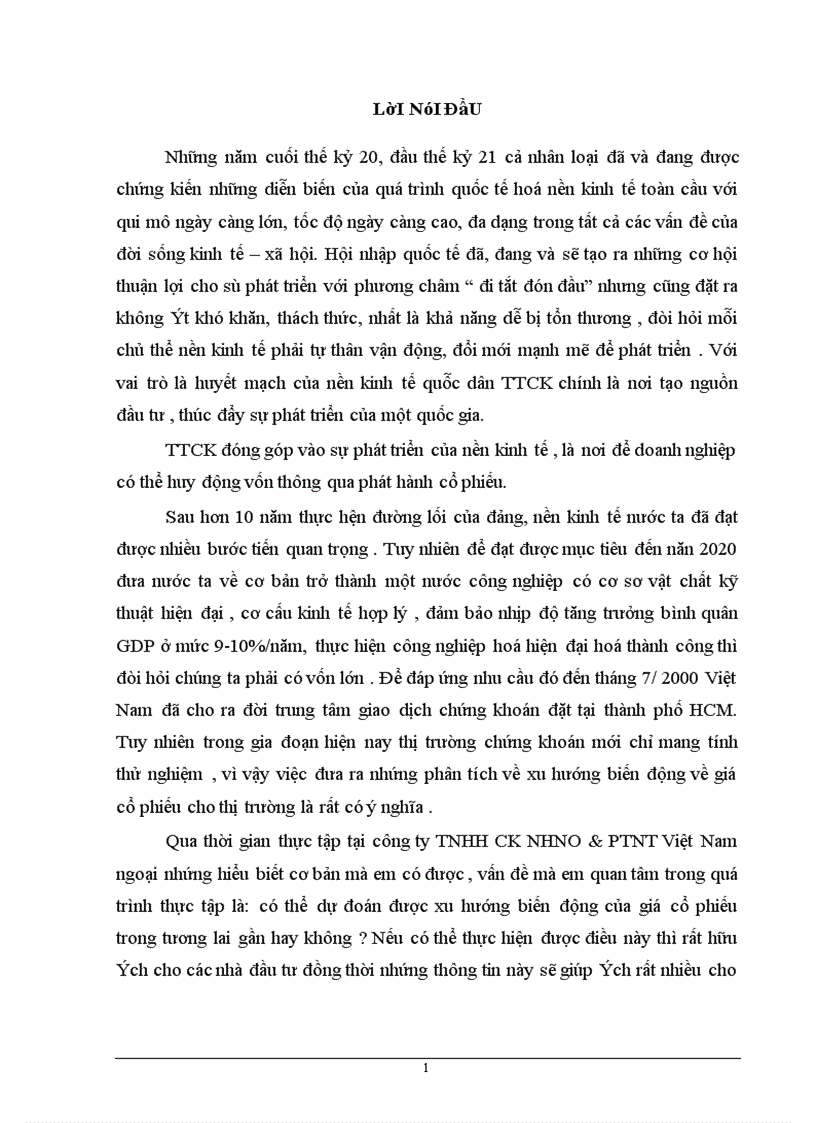 image for page Xây dựng phương pháp định giá và sử dụng mô hình ARIMA để phân tích và dự báo giá cổ phiếu trên thị trường chứng khoán Việt Nam 1