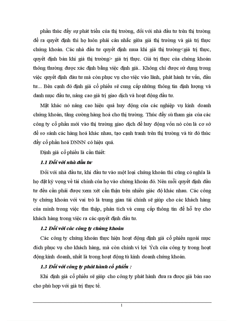 image for page Xây dựng phương pháp định giá và sử dụng mô hình ARIMA để phân tích và dự báo giá cổ phiếu trên thị trường chứng khoán Việt Nam 1