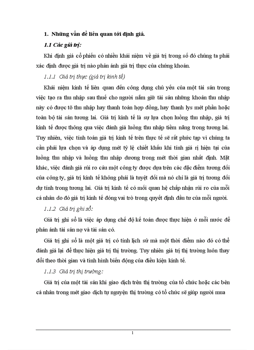 image for page Xây dựng phương pháp định giá và sử dụng mô hình ARIMA để phân tích và dự báo giá cổ phiếu trên thị trường chứng khoán Việt Nam 1