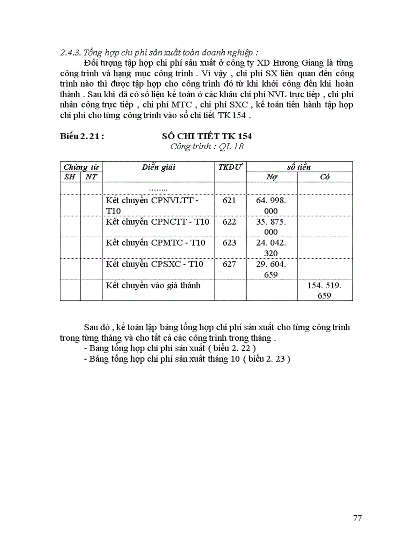 image for page Kế toán chi phí sản xuất và tính giá thành sản phẩm 1